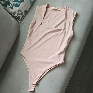 Lizette Collection Blush Pink One Piece Body Suit